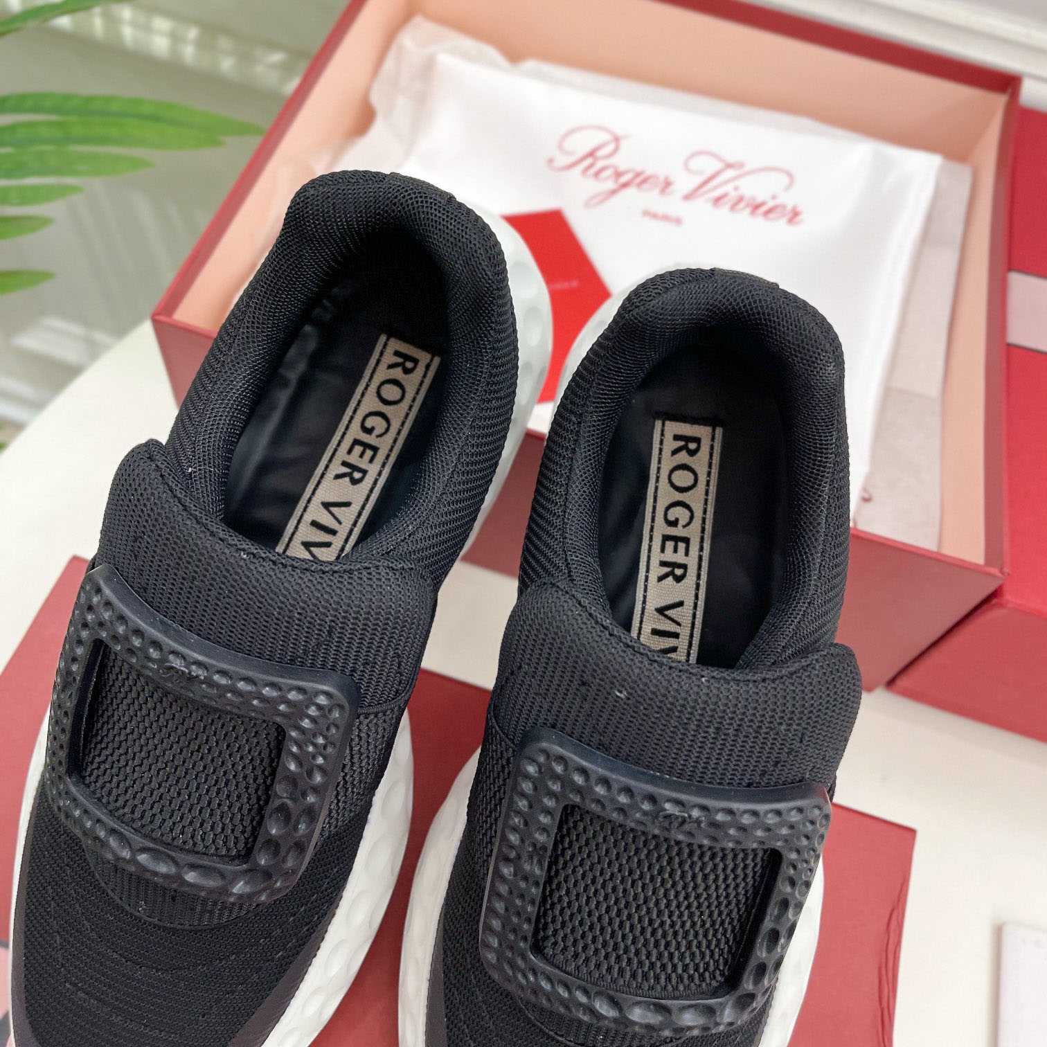 Roger Vivier Viv Run Moonlight Sneaker - FashionPlug