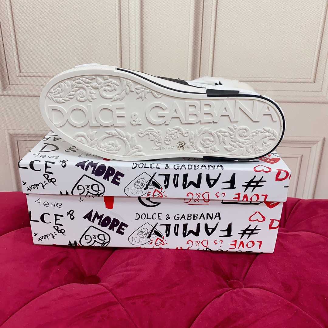 Dolce & Gabbana Calfskin 2.Zero Sneakers - FashionPlug