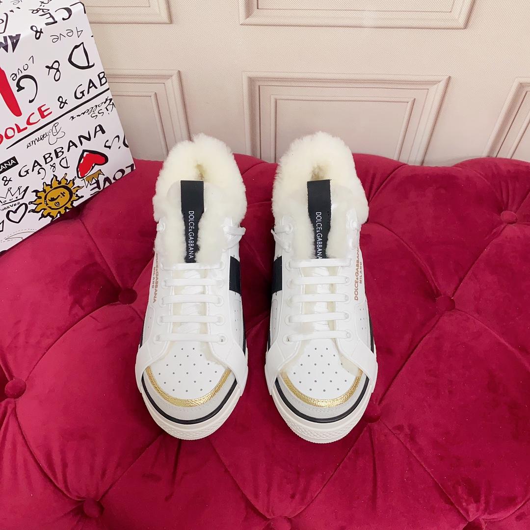Dolce & Gabbana Calfskin 2.Zero Sneakers - FashionPlug