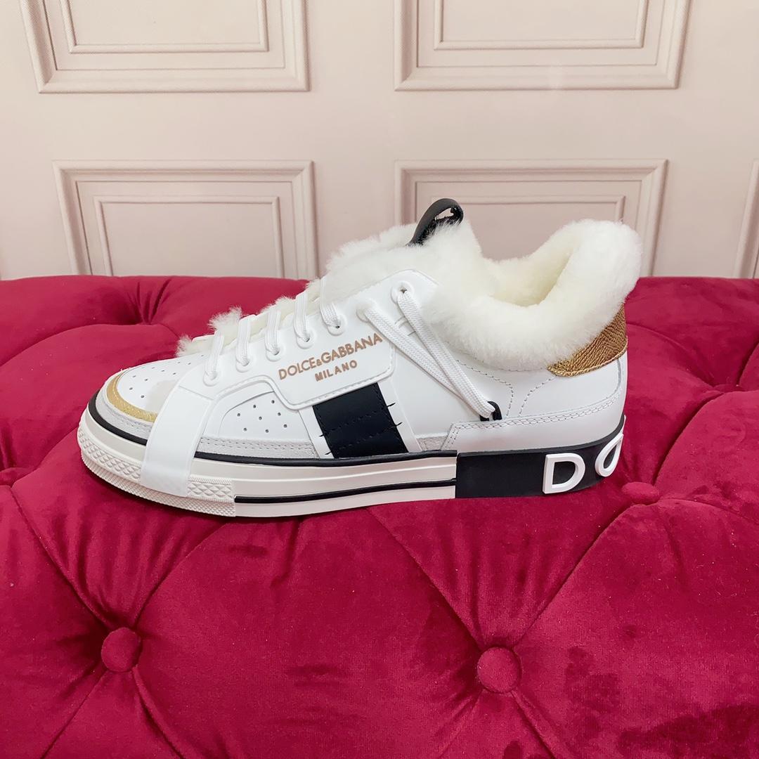 Dolce & Gabbana Calfskin 2.Zero Sneakers - FashionPlug