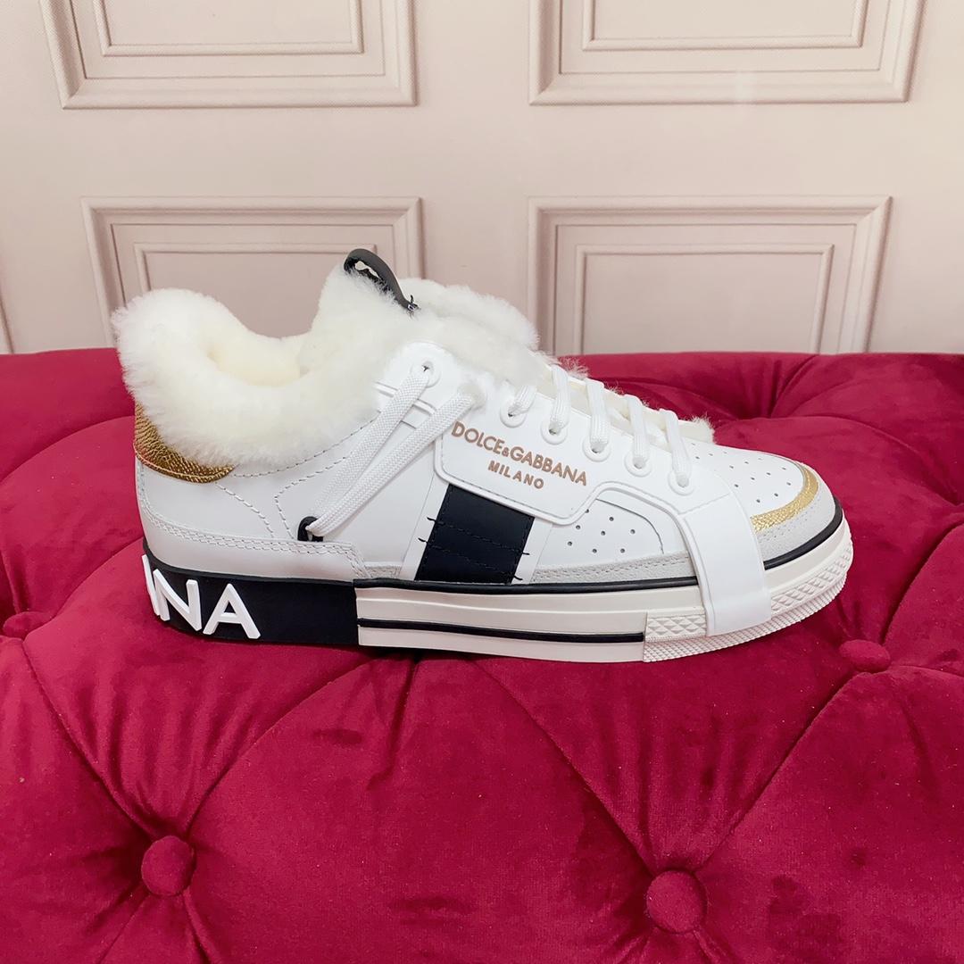 Dolce & Gabbana Calfskin 2.Zero Sneakers - FashionPlug