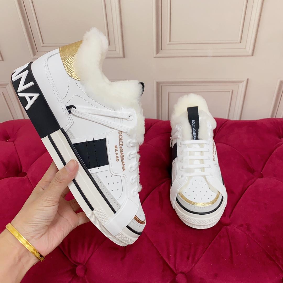 Dolce & Gabbana Calfskin 2.Zero Sneakers - FashionPlug