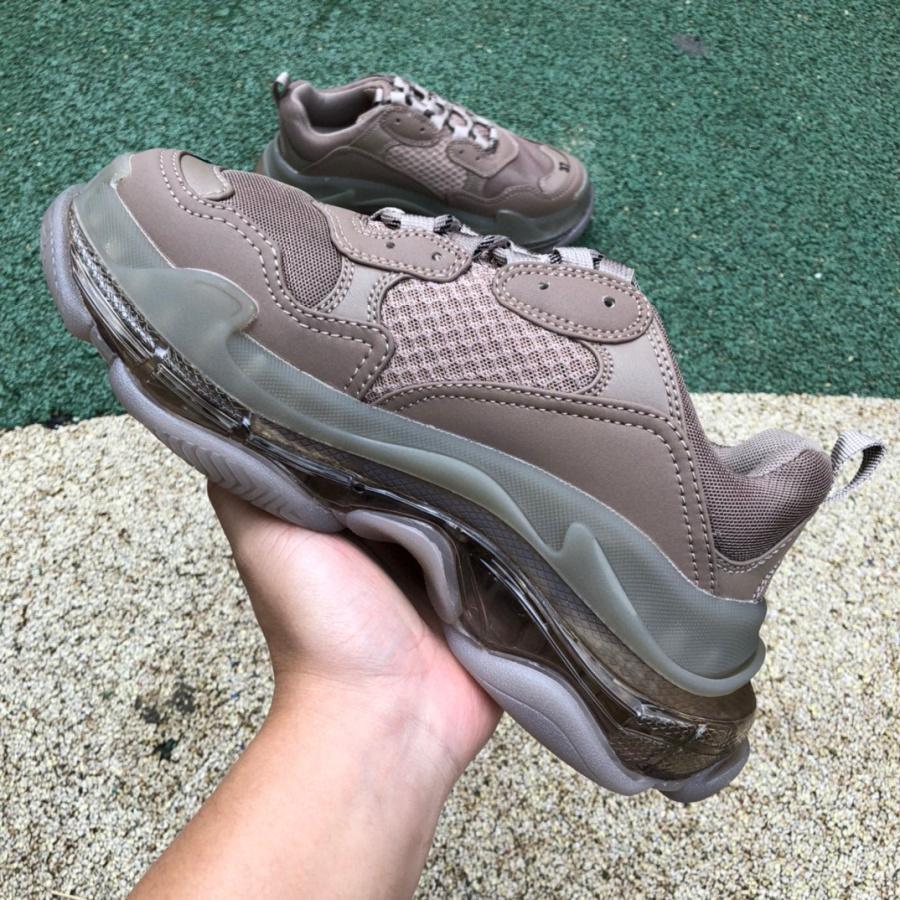 Balenciaga Triple S Clear Sole Sneaker - FashionPlug