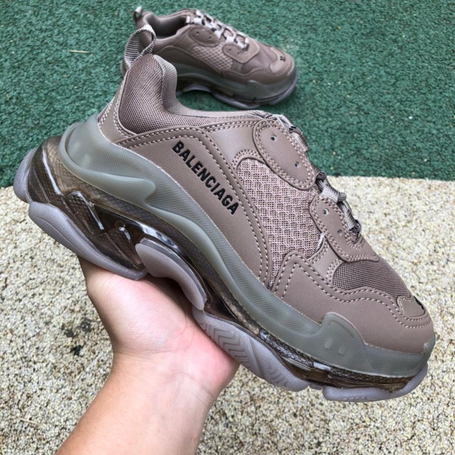 Balenciaga Triple S Clear Sole Sneaker - FashionPlug
