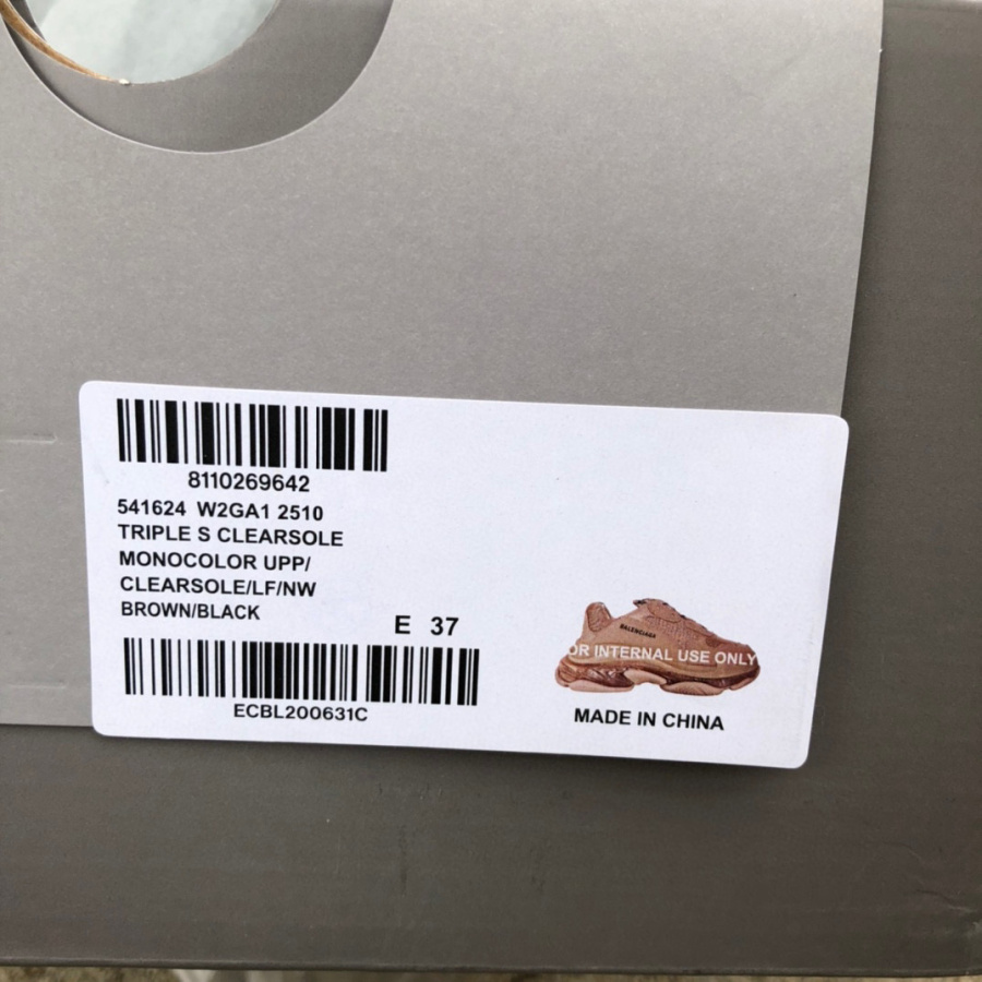 Balenciaga Triple S Clear Sole Sneaker - FashionPlug