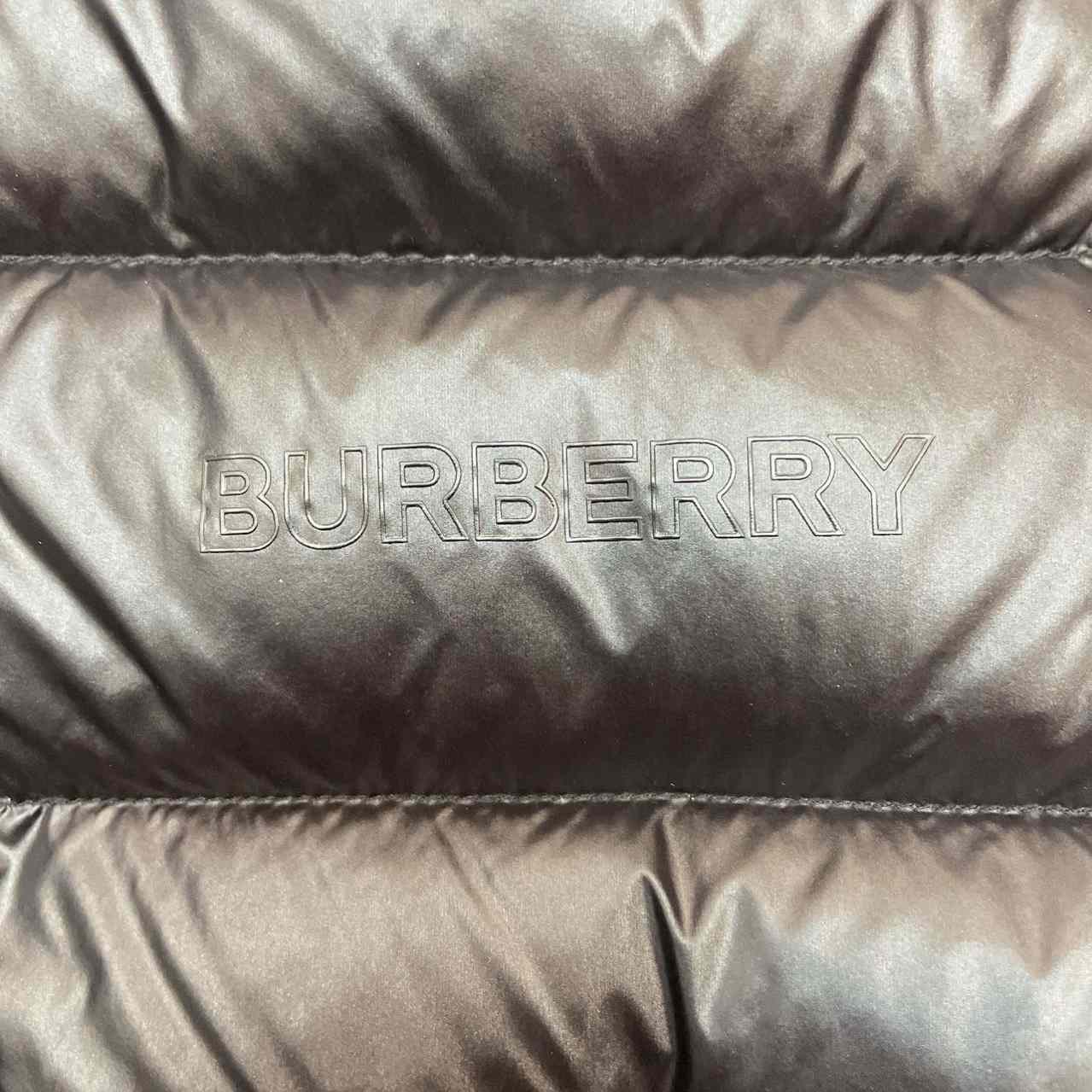 Burberry Hood Nylon Long Down Jacket - FashionPlug