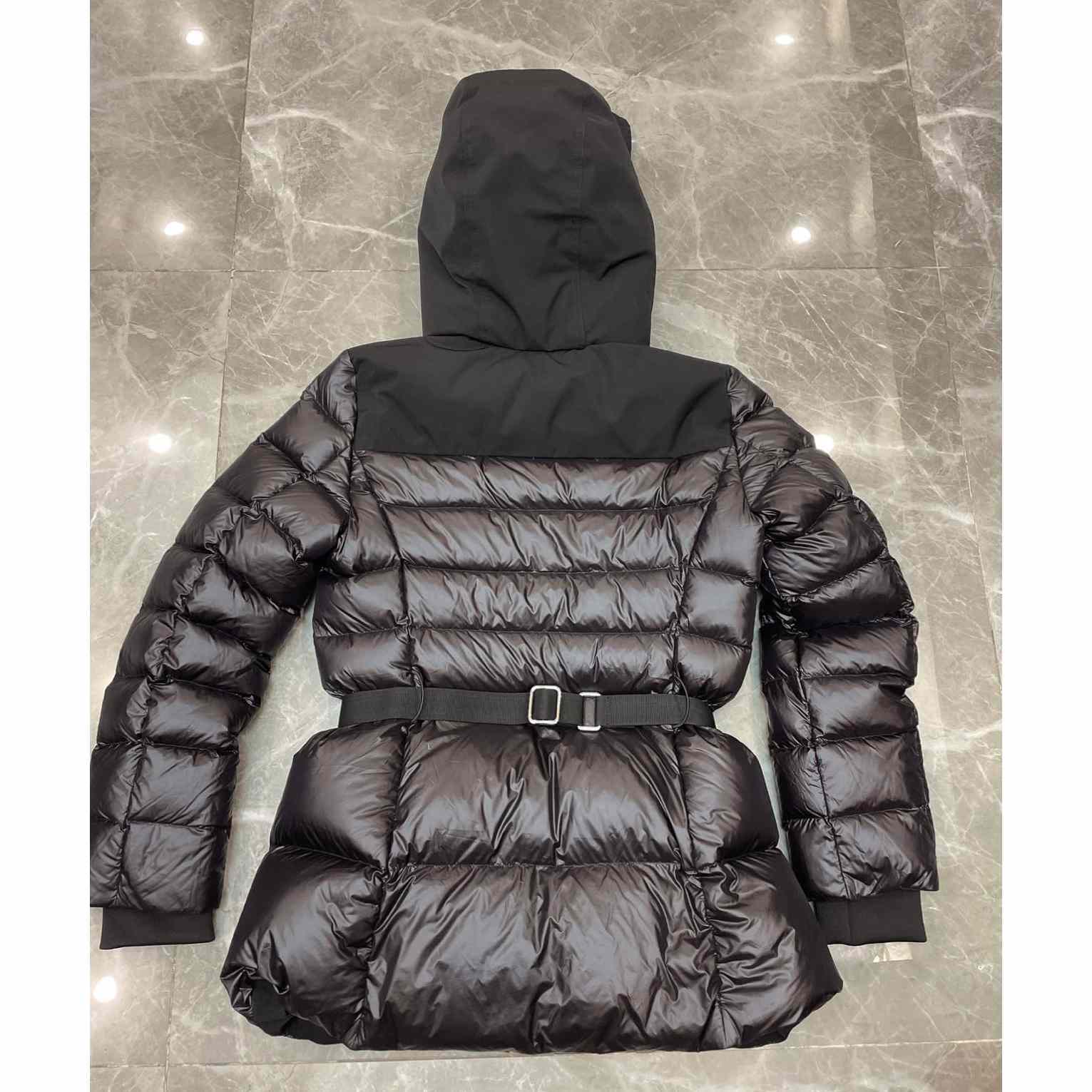 Burberry Hood Nylon Long Down Jacket - FashionPlug