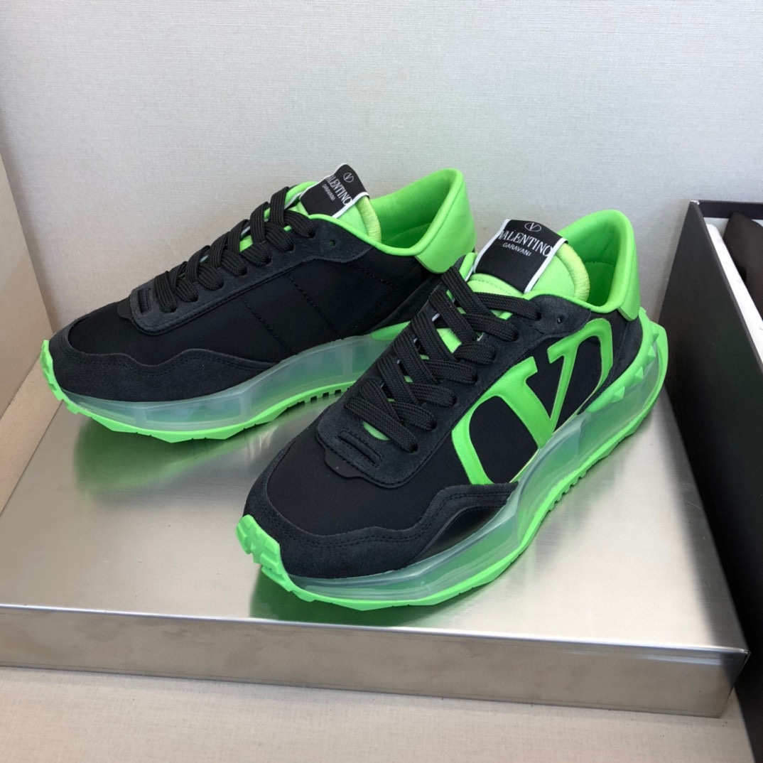 Valenti Netrunner Fabric And Suede Sneaker - FashionPlug