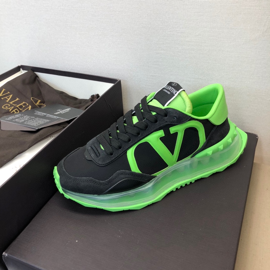 Valenti Netrunner Fabric And Suede Sneaker - FashionPlug