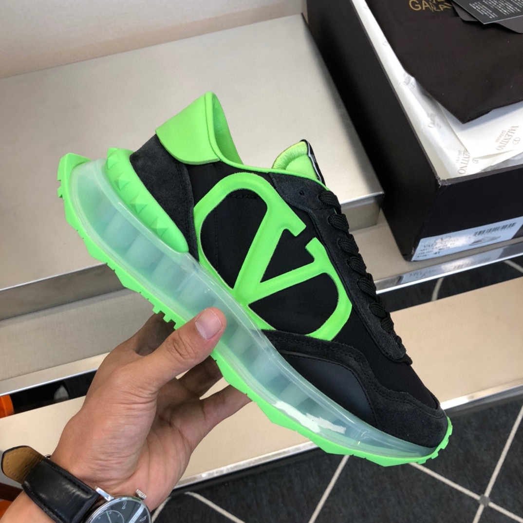 Valenti Netrunner Fabric And Suede Sneaker - FashionPlug