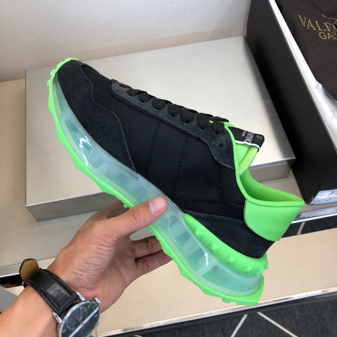 Valenti Netrunner Fabric And Suede Sneaker - FashionPlug