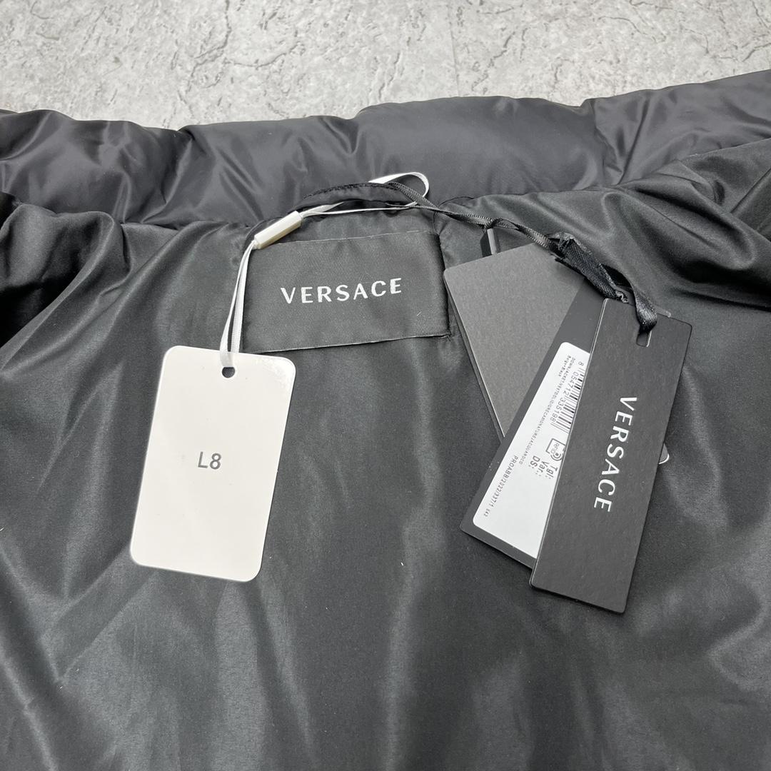 Versace La Greca Puffer Jacket - FashionPlug