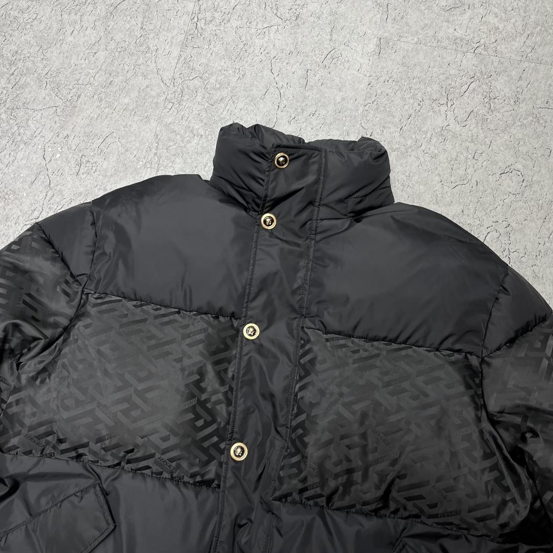 Versace La Greca Puffer Jacket - FashionPlug