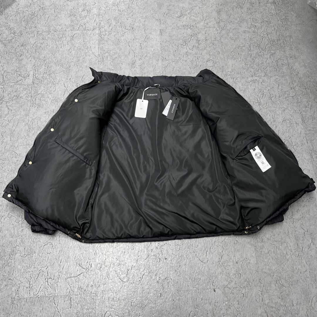 Versace La Greca Puffer Jacket - FashionPlug