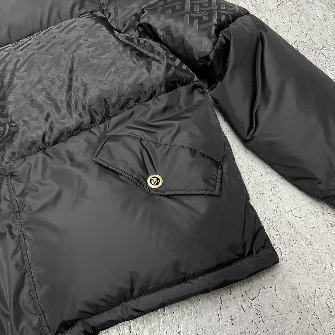 Versace La Greca Puffer Jacket - FashionPlug