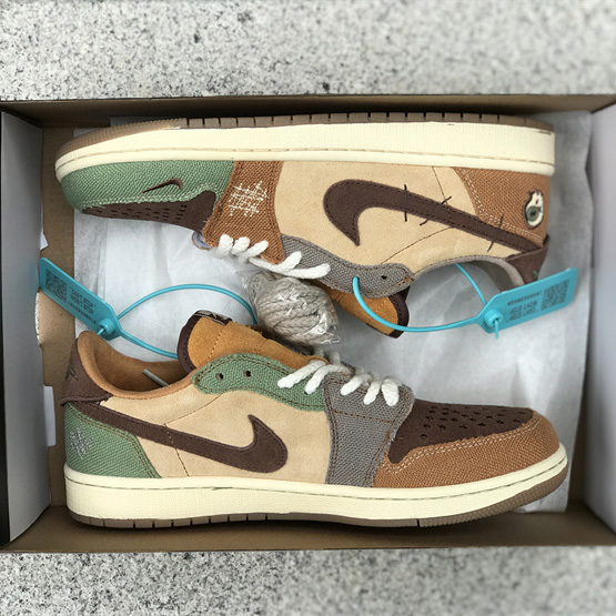 Zion Williamson x Air Jordan 1 Low OG “Voodoo” Sneaker    DZ7292-200  - FashionPlug
