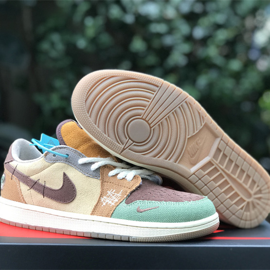 Zion Williamson x Air Jordan 1 Low OG “Voodoo” Sneaker    DZ7292-200  - FashionPlug