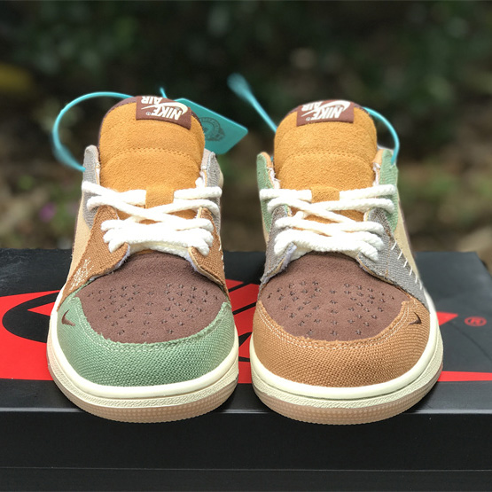 Zion Williamson x Air Jordan 1 Low OG “Voodoo” Sneaker    DZ7292-200  - FashionPlug
