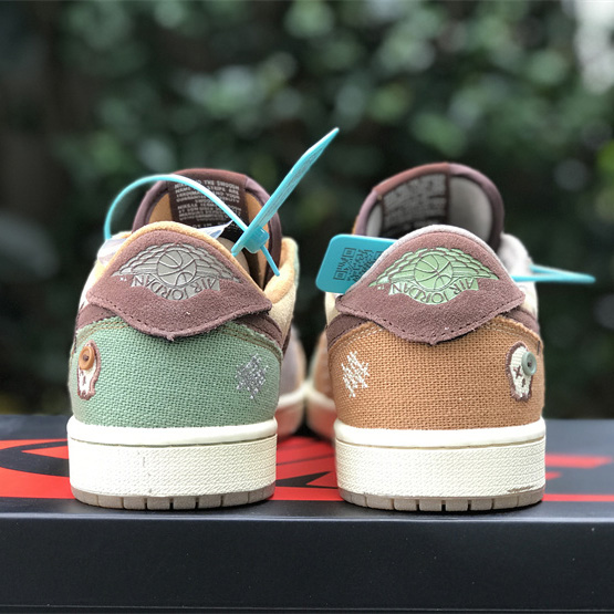 Zion Williamson x Air Jordan 1 Low OG “Voodoo” Sneaker    DZ7292-200  - FashionPlug