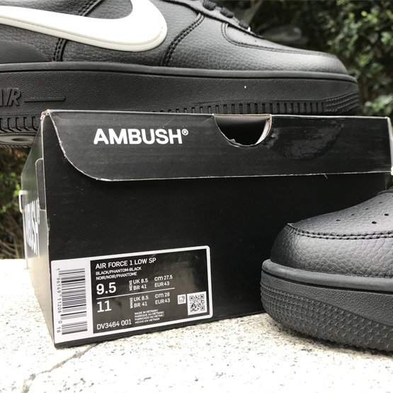 AMBush x Nike Air Force 1 Low Sneaker     DV3464-001 - FashionPlug