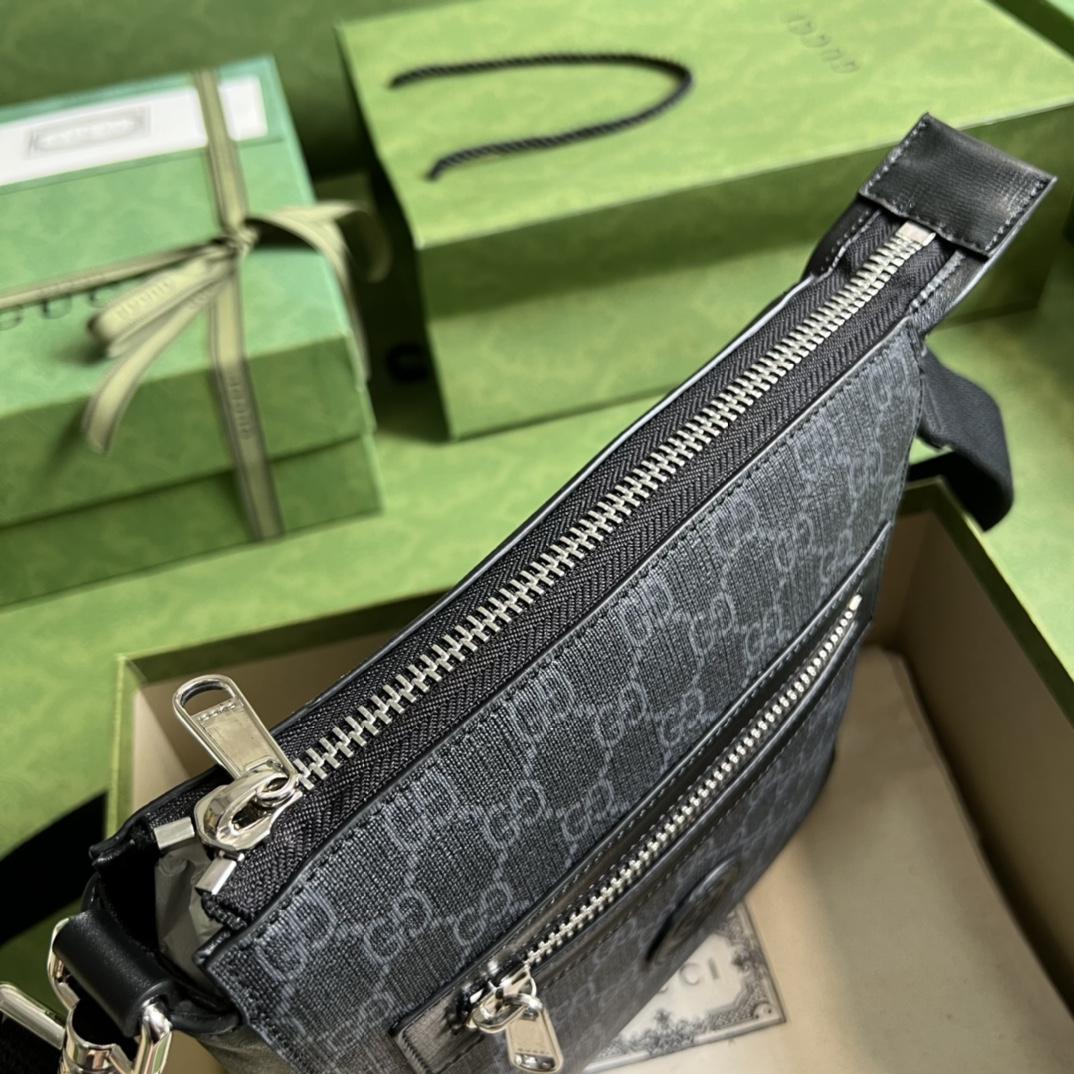 Gucci GG Supreme Messenger Bag(21-23.5-4.5cm)   - FashionPlug