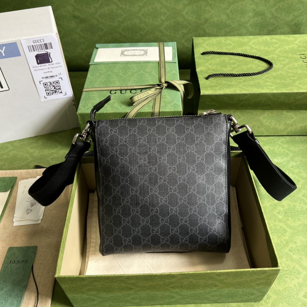 Gucci GG Supreme Messenger Bag(21-23.5-4.5cm)   - FashionPlug