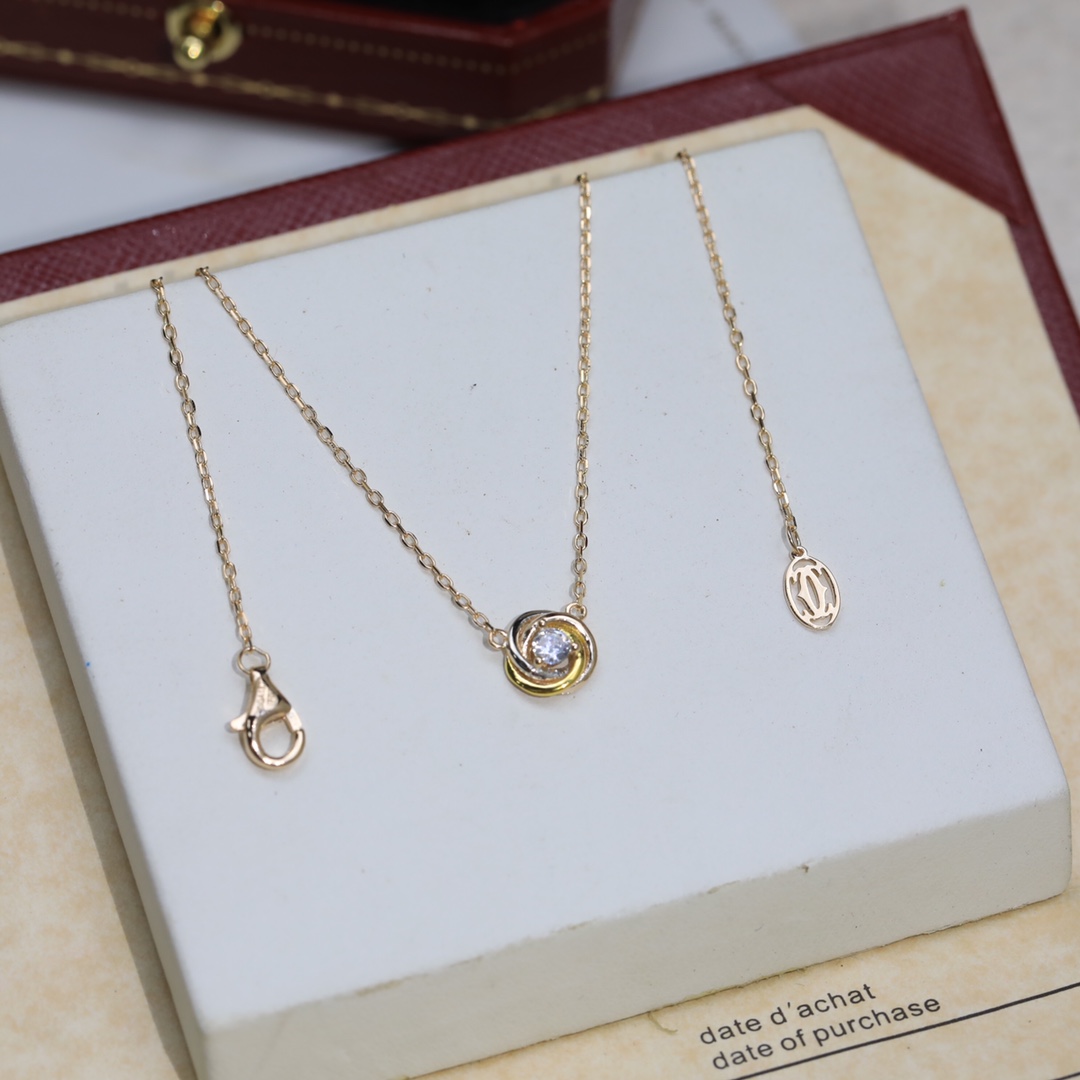 Cartier Trinity Necklace - FashionPlug
