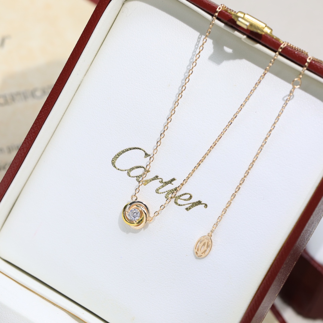 Cartier Trinity Necklace - FashionPlug
