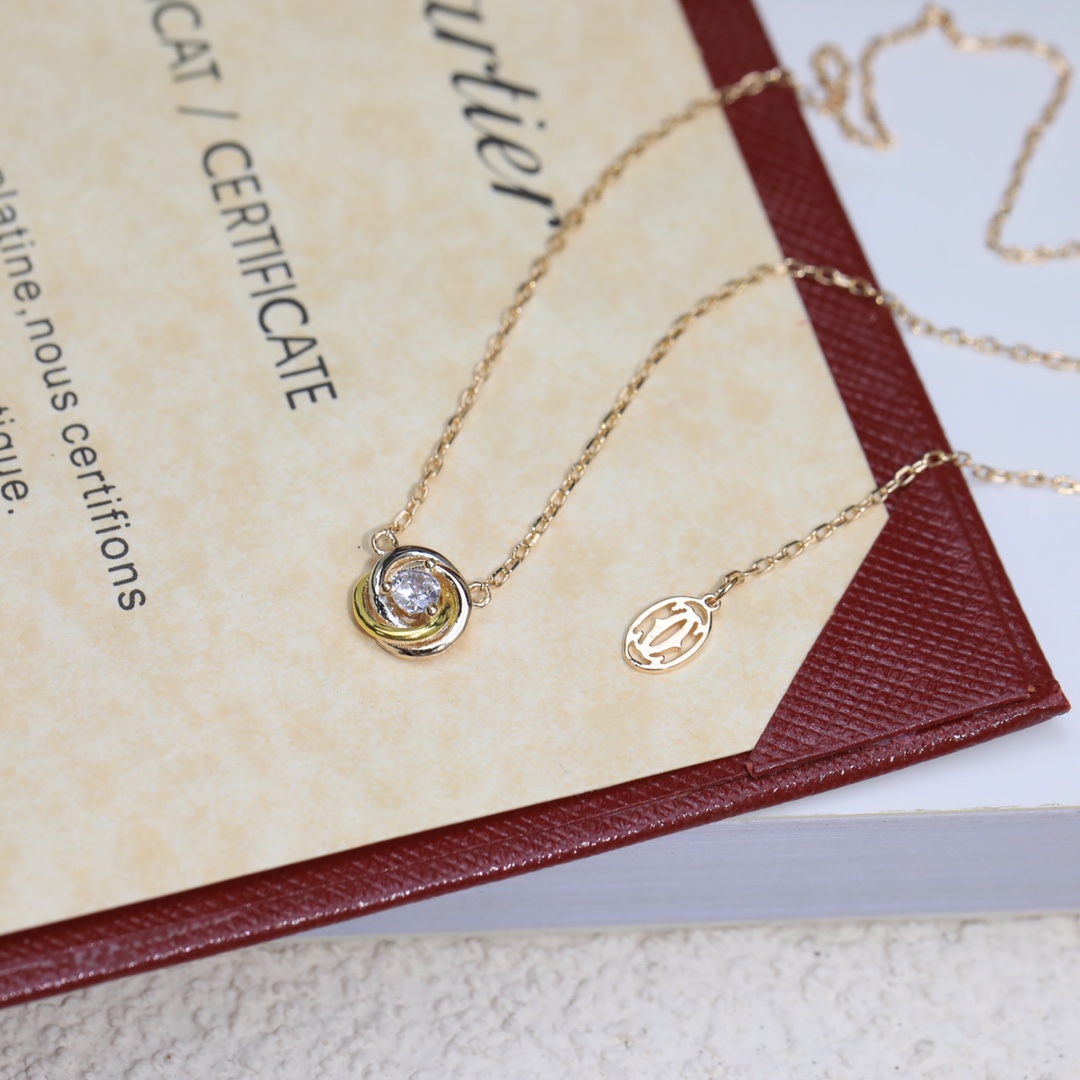 Cartier Trinity Necklace - FashionPlug
