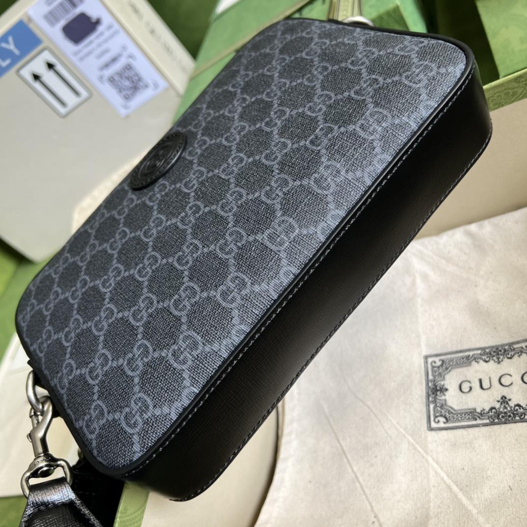 Gucci Shoulder Bag With Interlocking G(24.5-16-4.5cm)   - FashionPlug