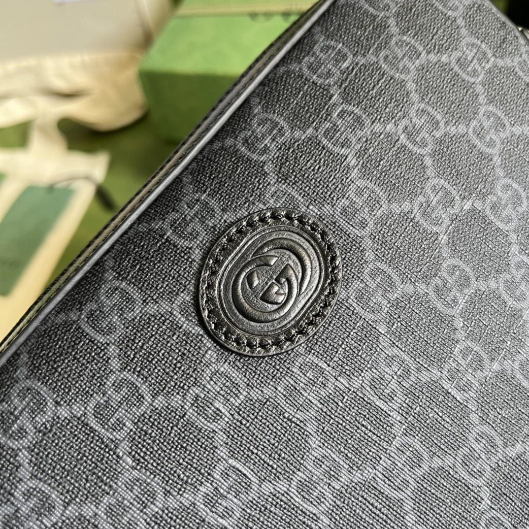 Gucci Shoulder Bag With Interlocking G(24.5-16-4.5cm)   - FashionPlug