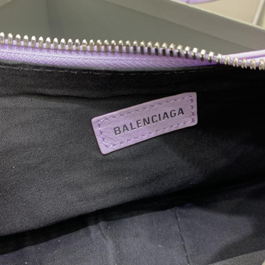 Balenciaga Le Cagole XS Shoulder Bag In purple (26-12-6cm) - FashionPlug