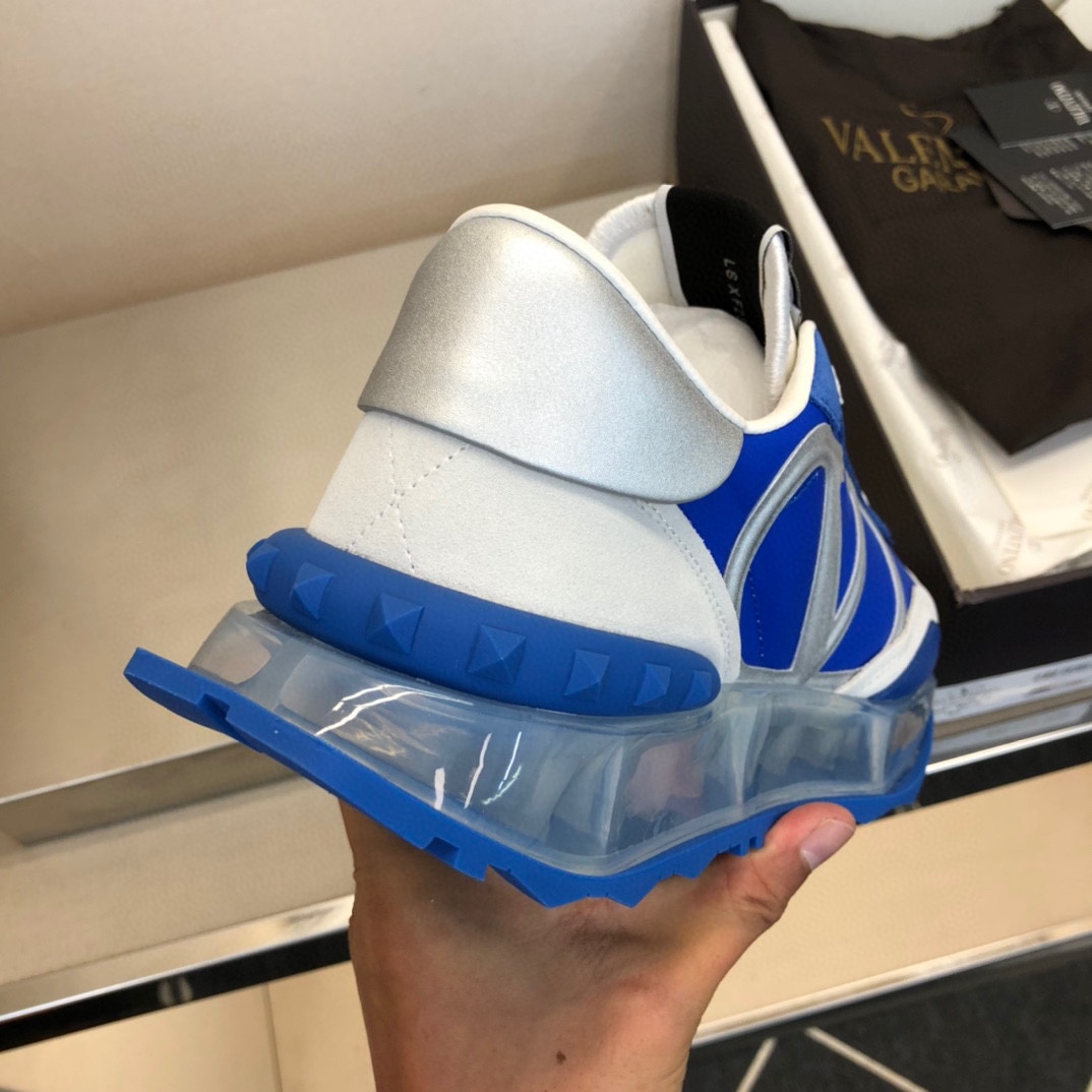 Valenti Netrunner Fabric And Suede Sneaker - FashionPlug