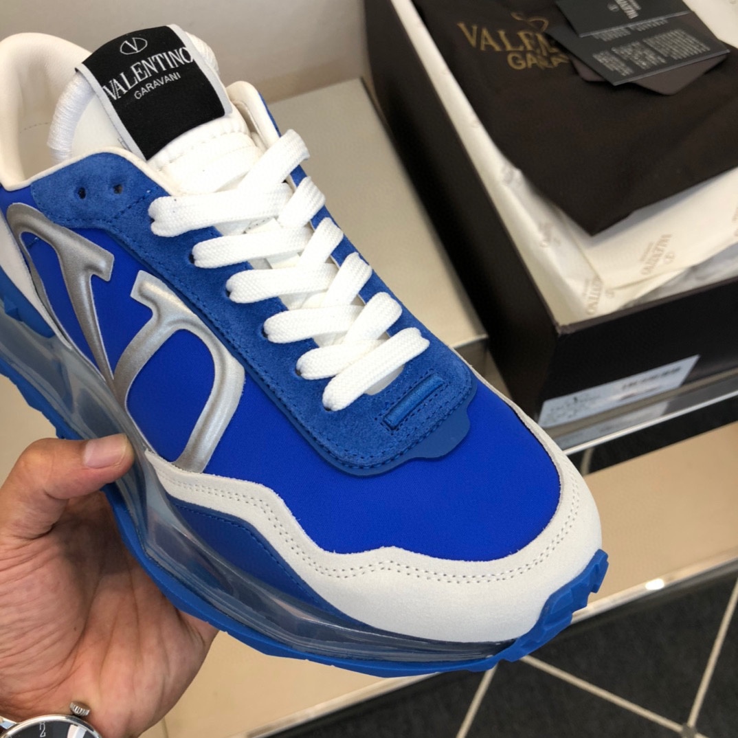 Valenti Netrunner Fabric And Suede Sneaker - FashionPlug