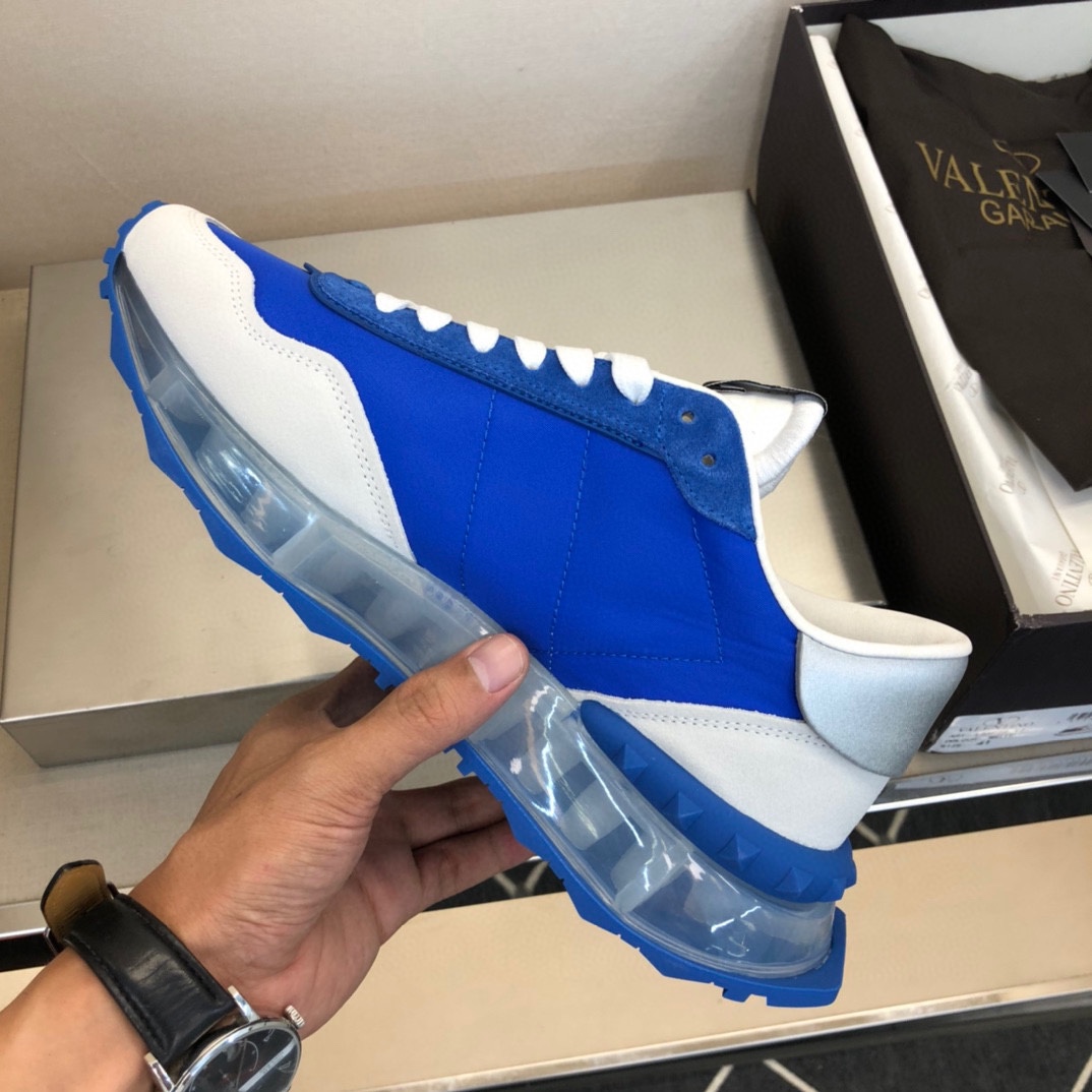 Valenti Netrunner Fabric And Suede Sneaker - FashionPlug