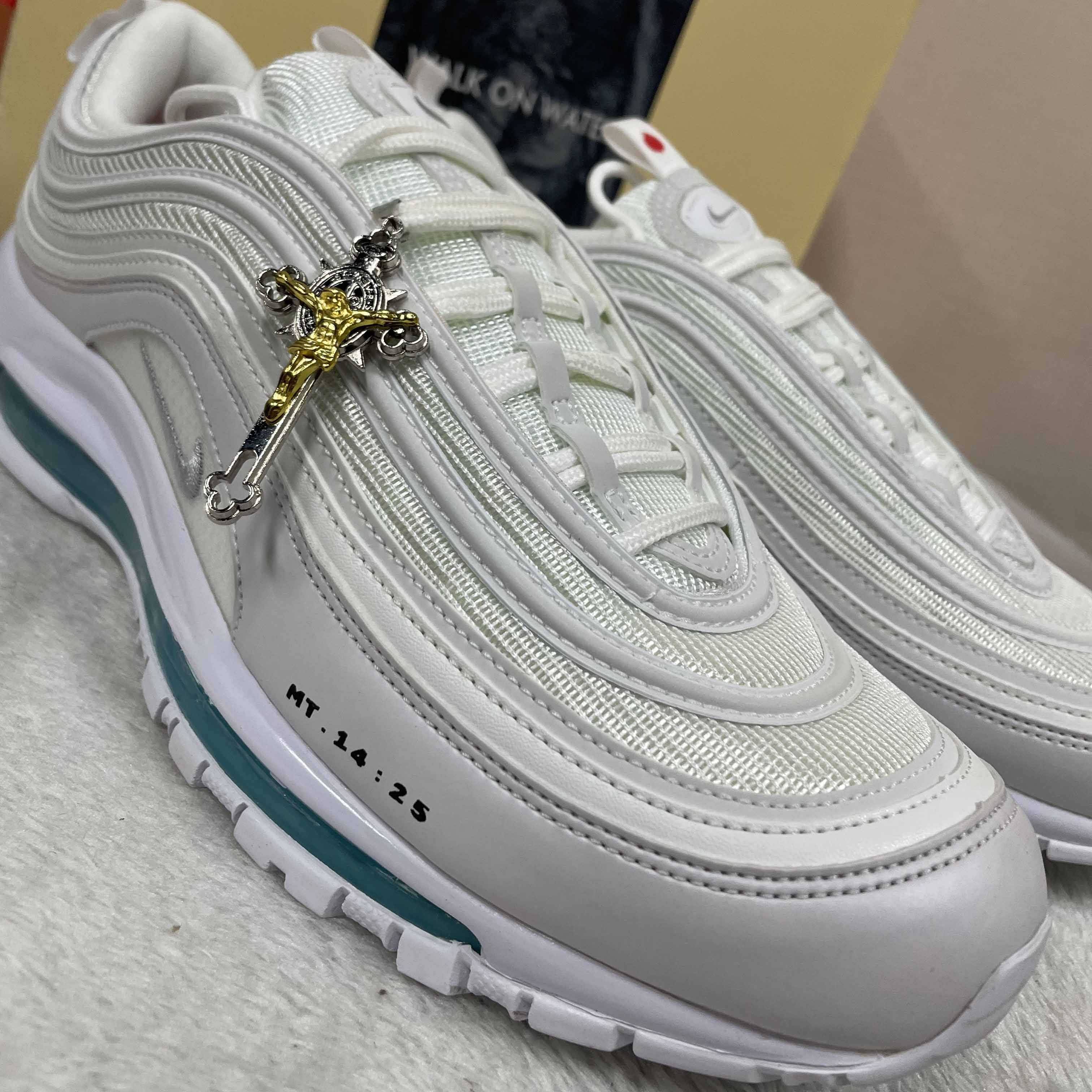 NK Air Max 97 MSCHF x INRI Jesus ShoesSneakers      921826-101 - FashionPlug