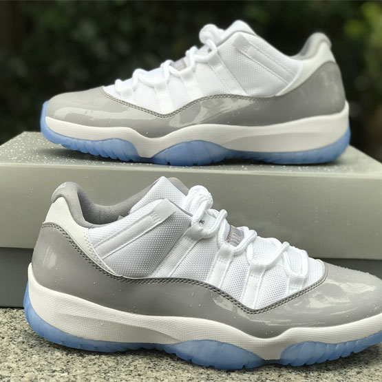 Air Jordan 11 Low “Cement Grey Sneakers    AV2187-140 - FashionPlug