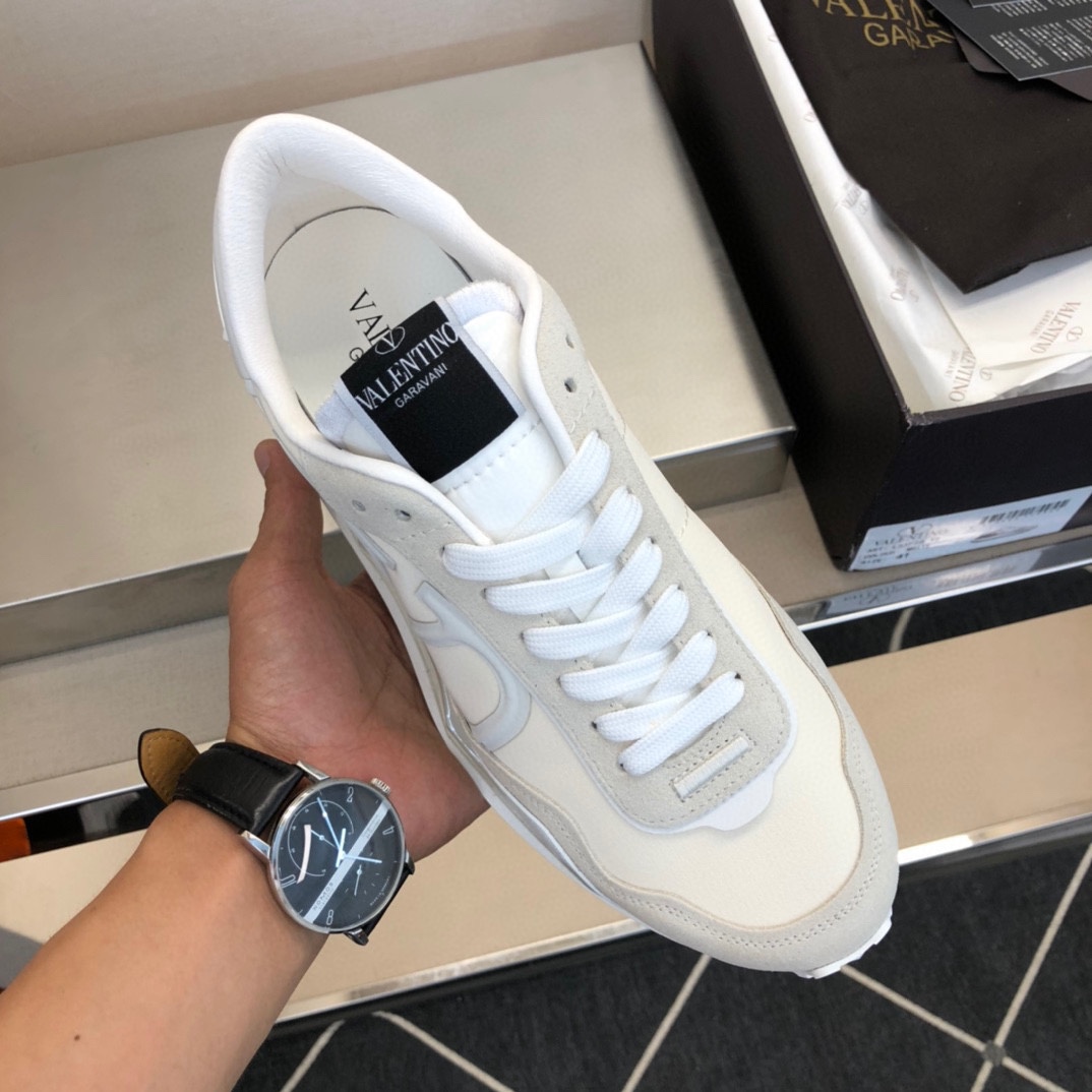 Valenti Netrunner Fabric And Suede Sneaker - FashionPlug