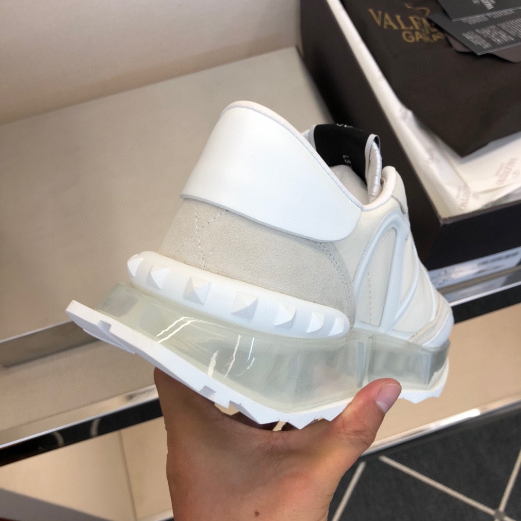 Valenti Netrunner Fabric And Suede Sneaker - FashionPlug