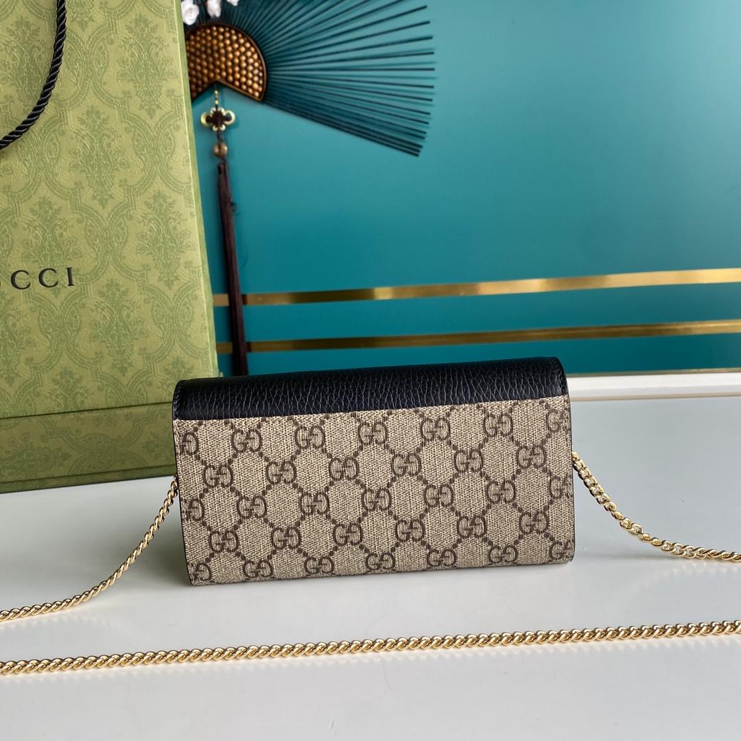 Gucci GG Marmont Chain Wallet(19-10-3.5CM)    - FashionPlug