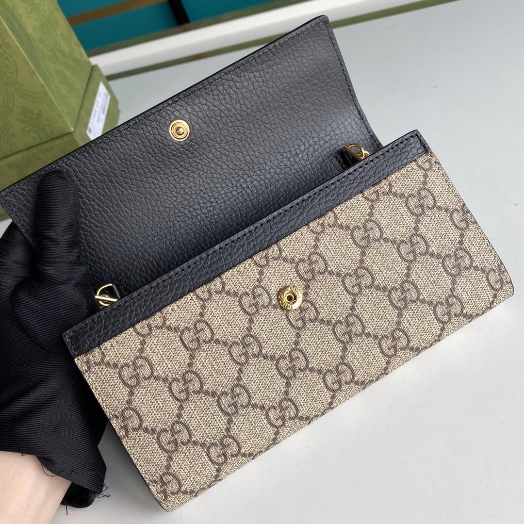 Gucci GG Marmont Chain Wallet(19-10-3.5CM)    - FashionPlug