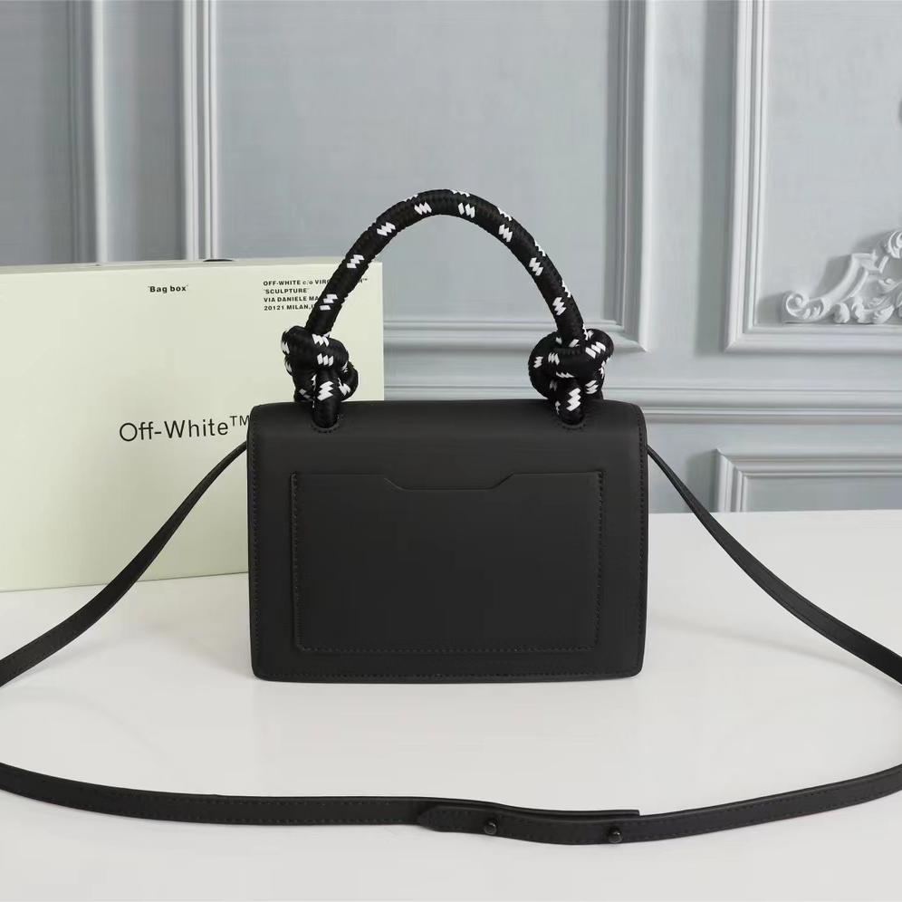 Off white Gummy Jitney 1.4 Top Handle(25-19-10cm) - FashionPlug
