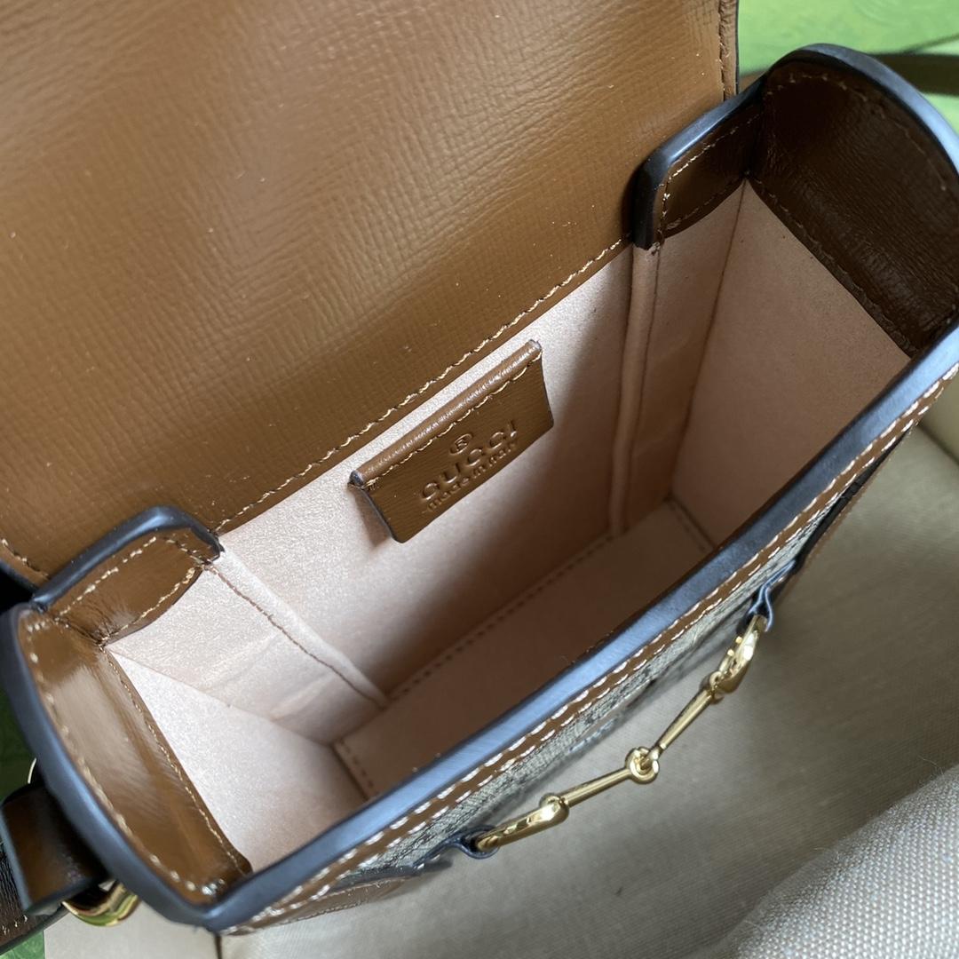 Gucci Horsebit 1955 Mini Bag(11.5-17-4CM) - FashionPlug