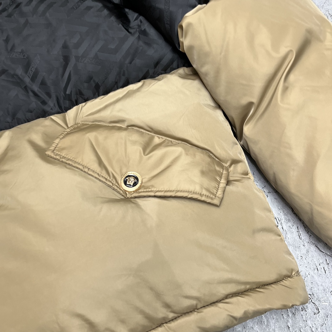 Versace La Greca Puffer Jacket - FashionPlug