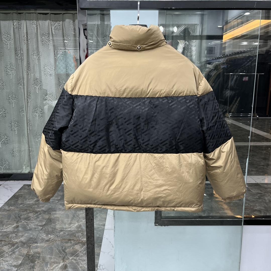 Versace La Greca Puffer Jacket - FashionPlug