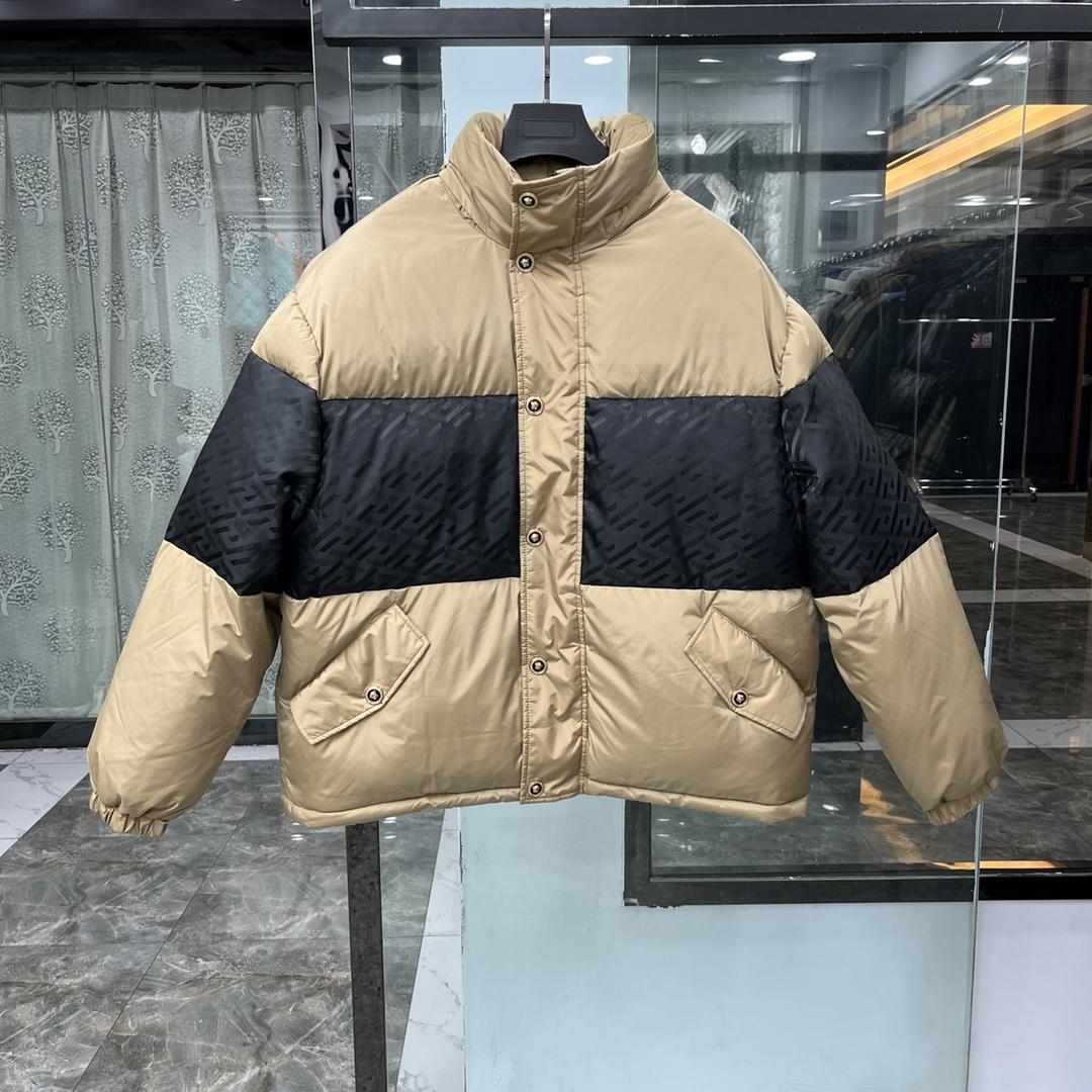 Versace La Greca Puffer Jacket - FashionPlug