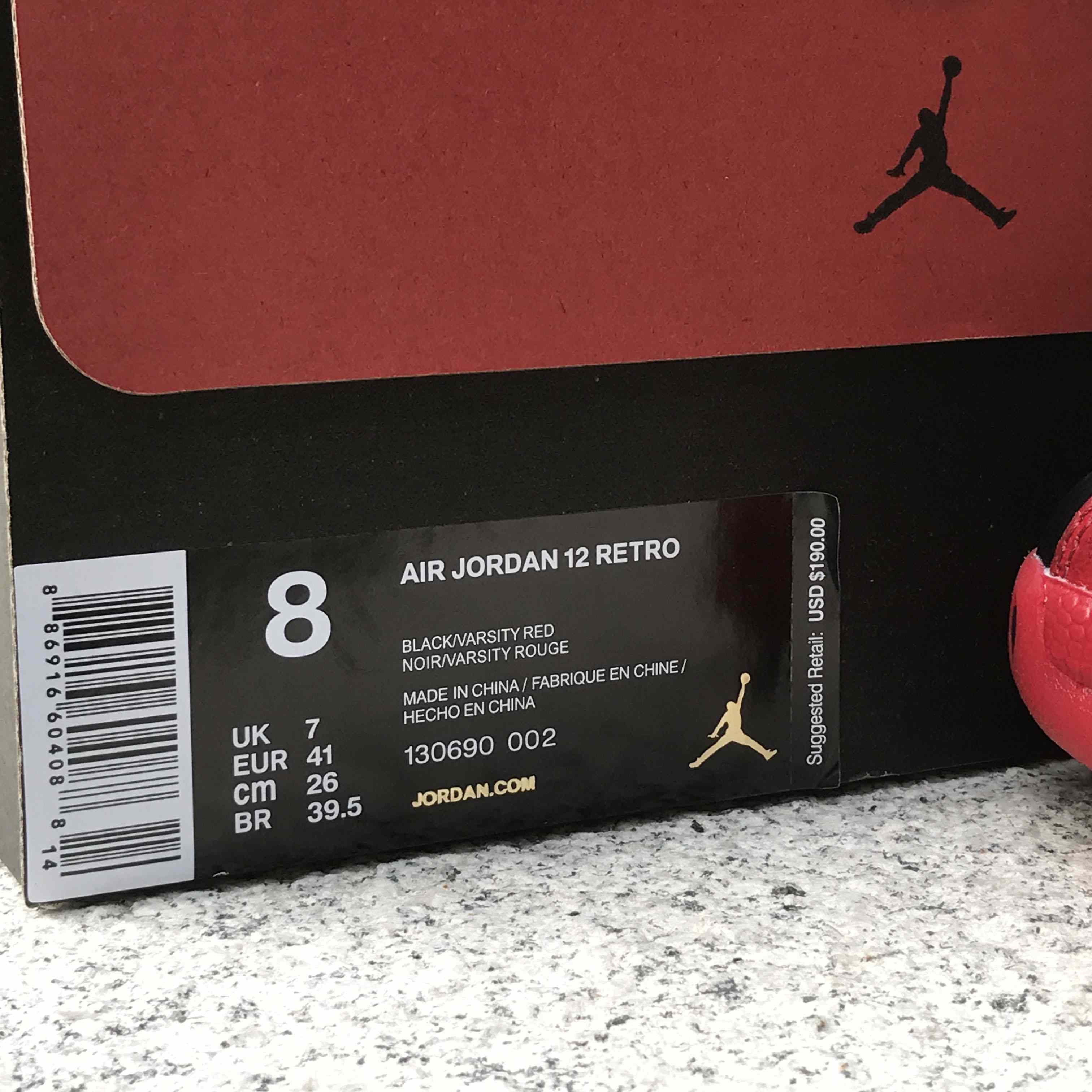 Air Jordan 12 “Flu Game” Sneaker  130690-002 - FashionPlug