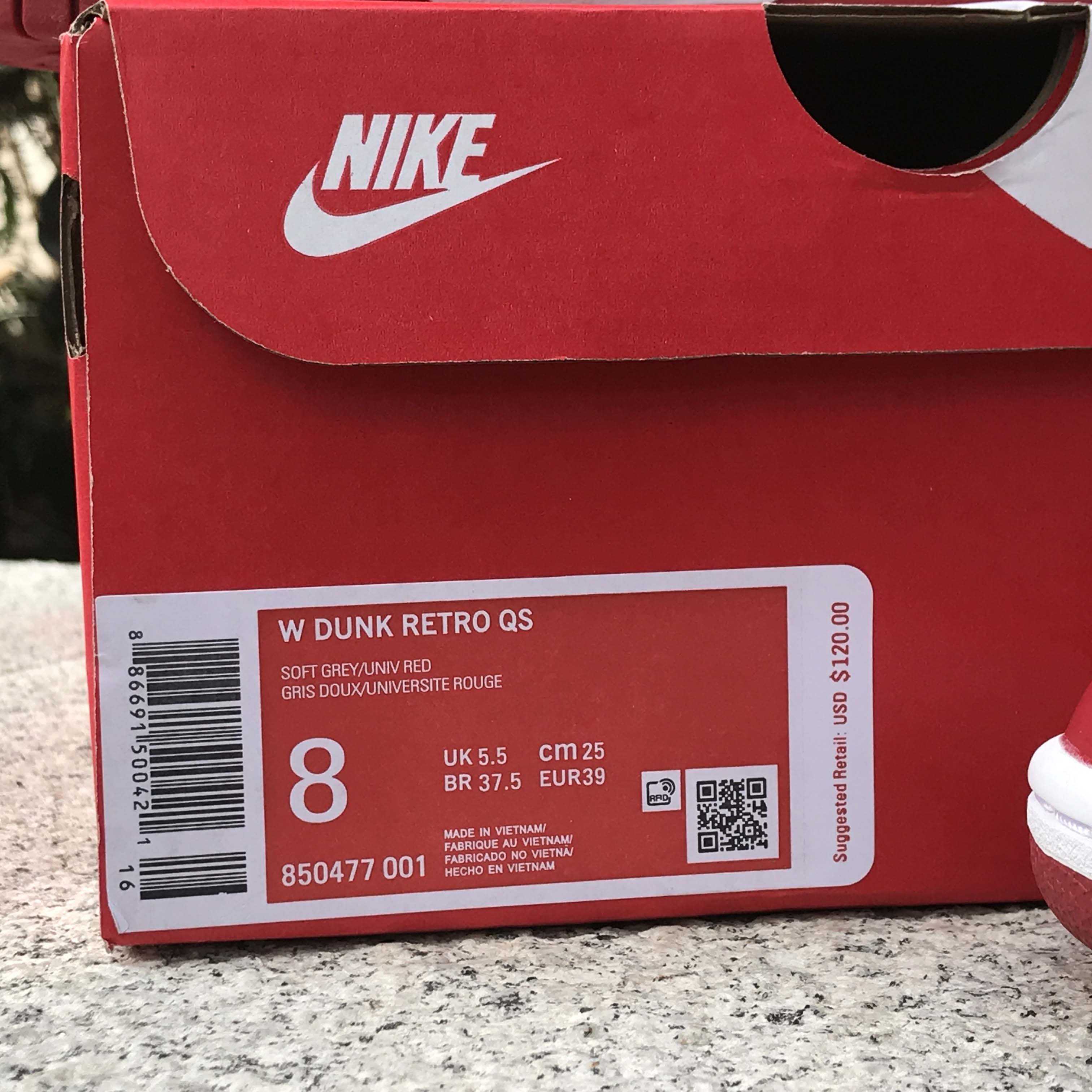 Nike Dunk High Unlv Sneaker        850477-001 - FashionPlug