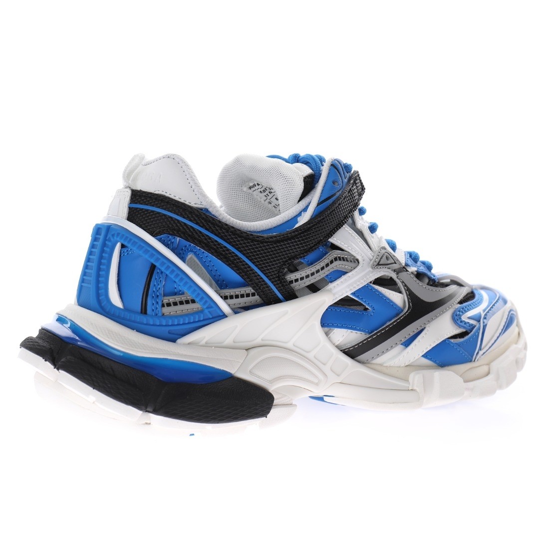 Balenciaga Track 2.0 Blue White Sneaker - FashionPlug