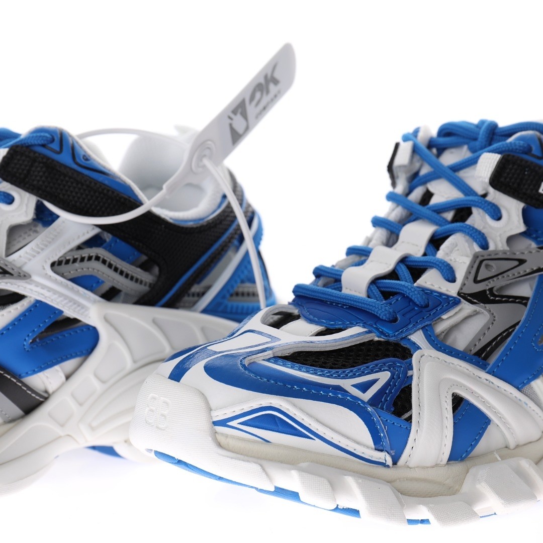 Balenciaga Track 2.0 Blue White Sneaker - FashionPlug